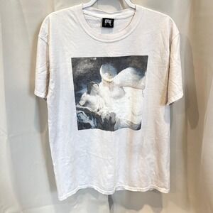 Revenge Gallery Mens Y2K Large Shirt Double Side Graphics Short Sleeve 19352